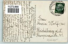 69469 W6940 Weinheim , Bergstr - Luftaufnahme Gesamtansicht Gedicht D. Klumpp