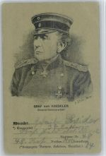 Graf von Haeseler General Feldmarschall Feldpost Reg. 48 General