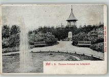 95028 W8670 Hof , Saale - Thomas-Denkmal im Labyrinth