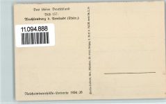 O5210 Arnstadt Bild 157 - Wachsenburg AK WHW Deutschlandserie 1934