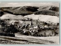 72270 W7292 Baiersbronn - Blick auf Baiersbronn Winteraufnahme