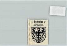 91726 W8821 Aufkirchen , Mittelfr - Vignette Wappen Kaffee Hag ca 1920-1940