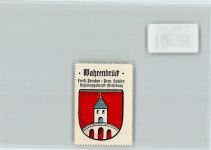 04895 O7901 Wahrenbrück - Vignette Wappen Kaffee Hag ca 1920-1940