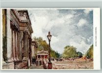 London Künstlerkarte Hyde Park Corner sign. Rapco Postcard Series Nr. 3000
