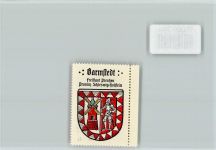 W2202 Barmstedt Vignette Wappen Kaffee Hag ca 1920-1940 Vignette