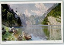Nr. 801 von Otto Strützel - Königsee 1932 AK Strützel, O. Künstlerkarte