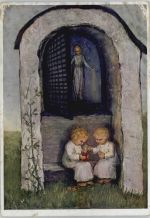 Christliches - Kinder mit einem Lebenslicht - Weihnachten Spötl, M.