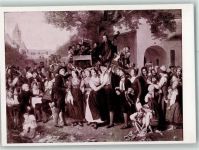 Österreichhilfe Wien - Bild 12 - Bauernhochzeit Gemälde von Waldmüller AK Kunst im 3. Reich, unsortiert Künstlerkarte