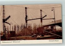 Den Helder Rijksmarinewerft Willemsoord - Scheepshellingen , Kräne ca 1929 AK Marine
