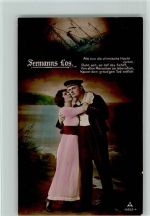 Seemanns Los Serie 10252-4 Foto AK Matrosenliebe