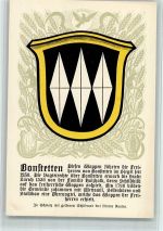 Bonstetten Züricher Gemeindewappen Serie V Nr. 21 Wappen