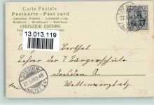 Pfingsten, Erika Nr. 1189 - Bäuerin mit Harke und Ziege Mailick, A. Prägedruck