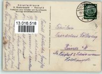 32816 W4938 Schieder-Schwalenberg - Künstlerklause Scherenschnitt , ex Sammlung Busse