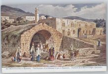 Marienbrunnen in Nazareth - Wasserträger - Serie 781 Palästina Nr. 32 AK Perlberg, F.