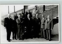 Trainer Prüfung 1957 Foto AK Trabrennen