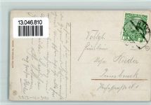 38066 Riva del Garda 1913 - Lago di Garda , Raddampfer AK