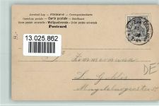 NPG 195 - Buchstabe P aus Baumäste 1908 Foto AK Maler mit Staffelei Buchstabenkarte