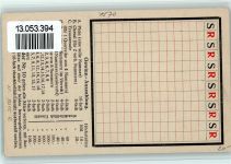 76530 W7570 Baden-Baden - Klondyke - Gewinnauszahlungsplan umseitig - Roulette