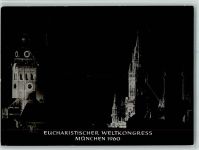 W8000 München Eucharistischer Weltkongress 1960 AK Christlicher Anlass