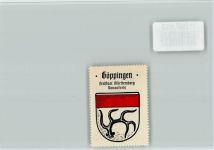 73033 W7320 Göppingen - Vignette Wappen Kaffee Hag ca 1920-1940