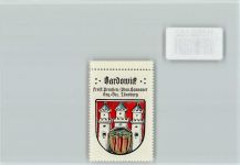 21357 W2123 Bardowick - Vignette Wappen Kaffee Hag ca 1920-1940