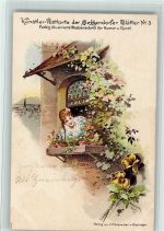 Nr. 3 - Farbig illustr. Wochenschrift für Humor u. Kunst Werbung Meggendorfer Blätter Künstlerkarte