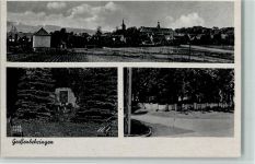 99947 O5821 Behringen b Bad Langensalza - Gesamtansicht Ehrenmal Ortsansicht