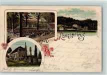Mariaspring 1899 Lithographie Gruss aus - Pappenfabrik, Restauration, AK