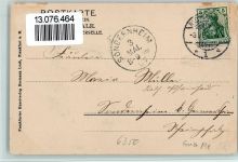61231 W6350 Bad Nauheim 1907 - Burgallee, kleine Flecken AK