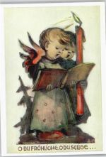 Nr. 5259 Verlag Josef Müller AK Noten lesen - Weihnachten , Engel Hummel
