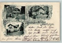 83313 W8227 Bad Adelholzen , Kr Traunstein, Oberbay - Gruss aus - Kurhaus , Quellenhaus, Restaurant, AK