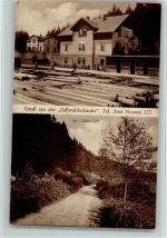 01683 O8255 Nossen 1930 - Zellwaldschänke, Holzlager, AK
