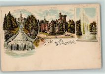 34117 W3500 Wilhelmshöhe Lithographie Gruss aus - Kunstanstalt Rosenblatt 2098 AK