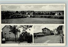 91608 W8801 Steinach a Wald 1951 Gebrauchsspuren Mehrfachbilder - Bäckerei Haag , kleine Löcher