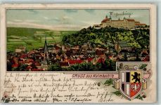 95326 W8650 Kulmbach 1908 Lithographie Plassenburg