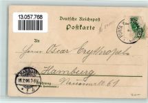 32457 W4952 Porta Westfalica 1896 - Gruss aus - Hotel Wittekindsburg , gute Erhaltung