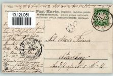 Junge hat einen Korb mit Ostereier, Golddruck AK Osterei 1906 Prägedruck