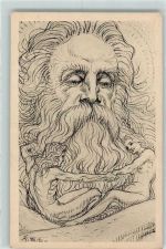 Nr. 94 Allvaterskinder Jugendstil Fidus
