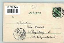 64283 W6100 Darmstadt 1897 Lithographie Johannis-Kirche Polytechnikum Hauptgebäude Hoftheater Polytechnikum Nebengebäude Krieger-Denkmal Mehrfachaufnahme