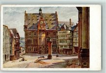 W3550 Marburg Verlag Mandt - Nr. 6 Marktplatz AK Lindegreen, K.
