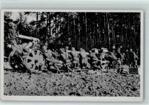 Driesen Verlag Nr. 3403 - Große Kanone wird geschoben AK Unsere Wehrmacht Waffe WK II