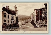 55743 W6580 Idar-Oberstein 1929 - Gewerbehalle, Straßenbild, gute Erhaltung AK