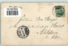 W2810 Verden (Aller) Präparanden-Anstalt Holzrahmen 1903