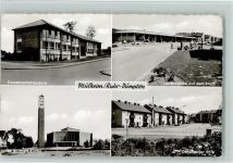 45468 W4330 Dümpten - Gemeinschaftsschule Landestraße Auf dem Bruch St. Barbara-Kirche Denkhauser Höfe 4-Bildaufnahme