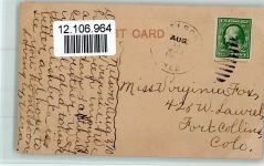 Rotograph Series B 438 - AK Jugendstil Buchstabenkarte Fotomontage AK