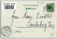 24103 W2300 Kiel , Ostsee 1897 Lithographie Gruss aus - Kriegsschiffe, Dampfpinasse, Kanone