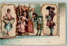 Nationalitäten Postkarten Serie Nr. 34 AK Serie 1903 Lithographie