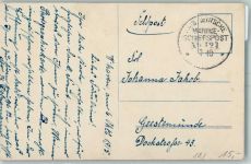 Nr. 121 Datum 10. 1915 Bild: Frauenschönheit Marineschiffspoststempel