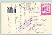 6020 Innsbruck Foto AK Wohnhaus Ort lt. Stempel