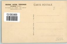 68000 Colmar Kolmar (Elsass) 1932 - Grand Hotel Terminus, sehr gute Erhaltung AK
